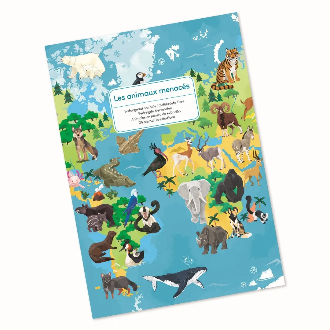 200 Piece Endangered Animals Puzzle