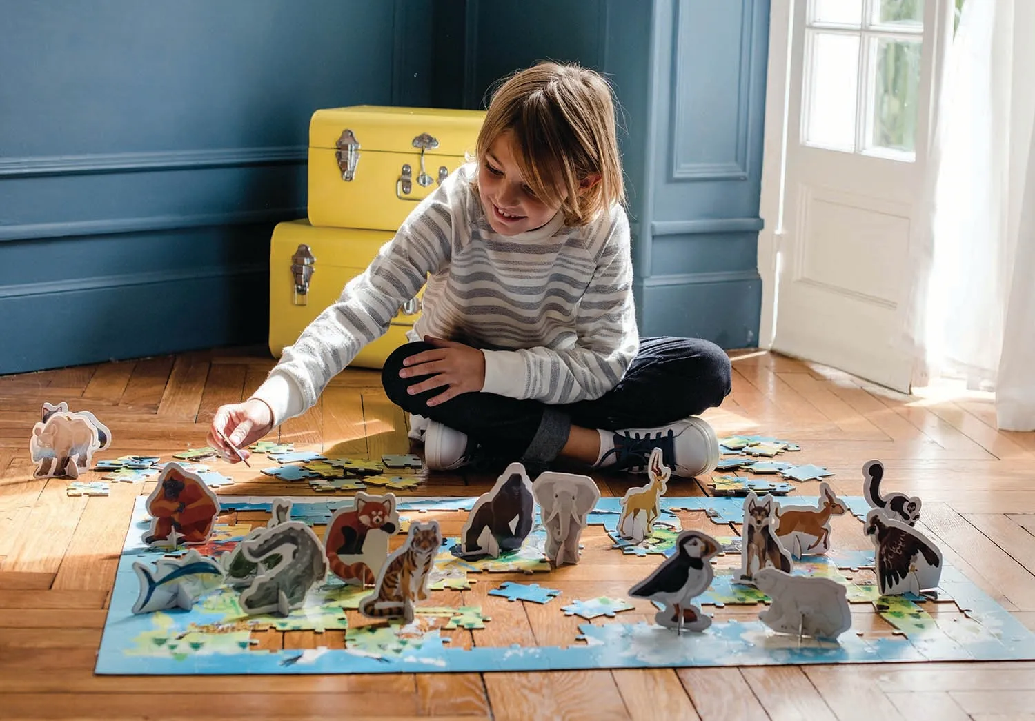 200 Piece Endangered Animals Puzzle