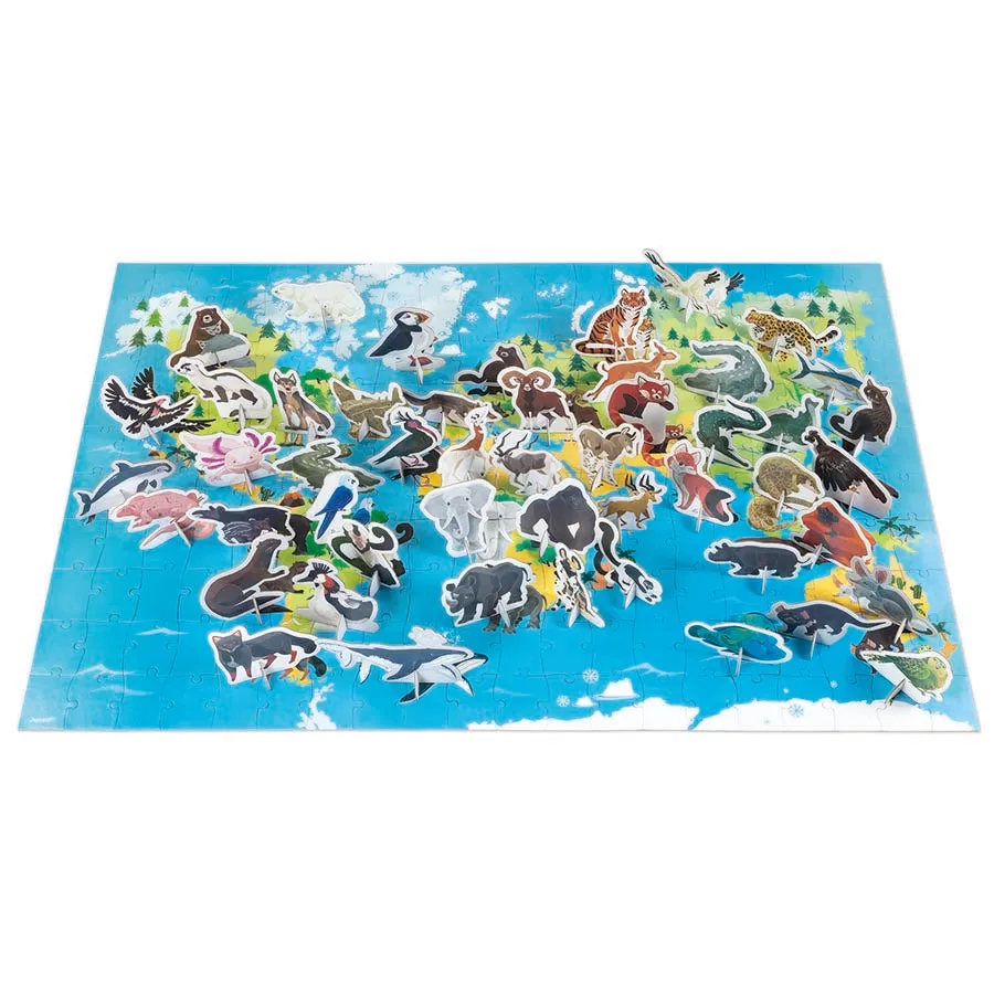 200 Piece Endangered Animals Puzzle