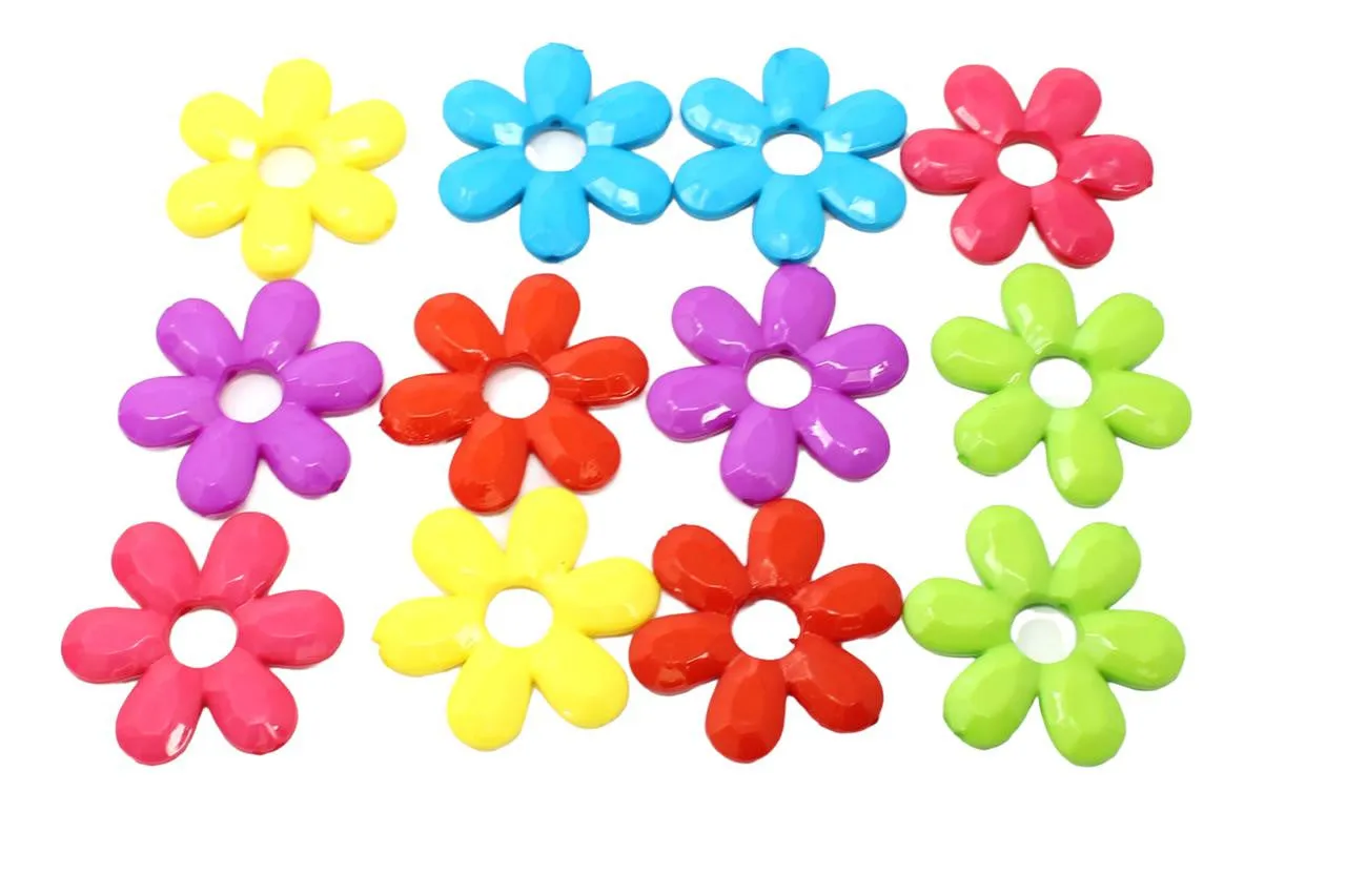 2074 pk12 Plastic Flowers