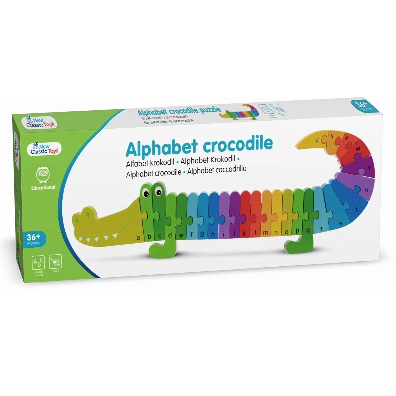 Alphabet Puzzle Crocodile