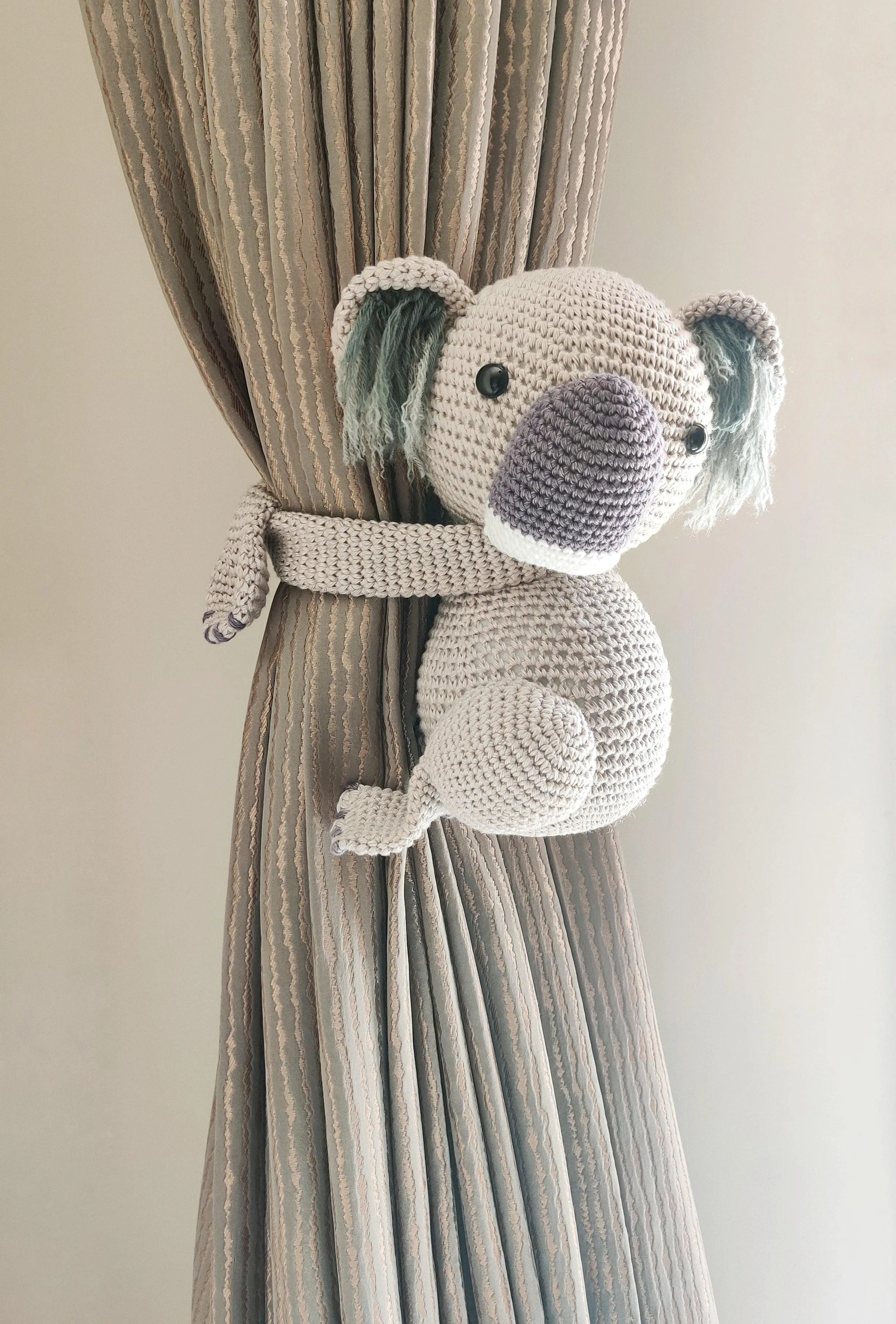 Animal - Elephant curtain Tie / Crochet Toy (Design 2)