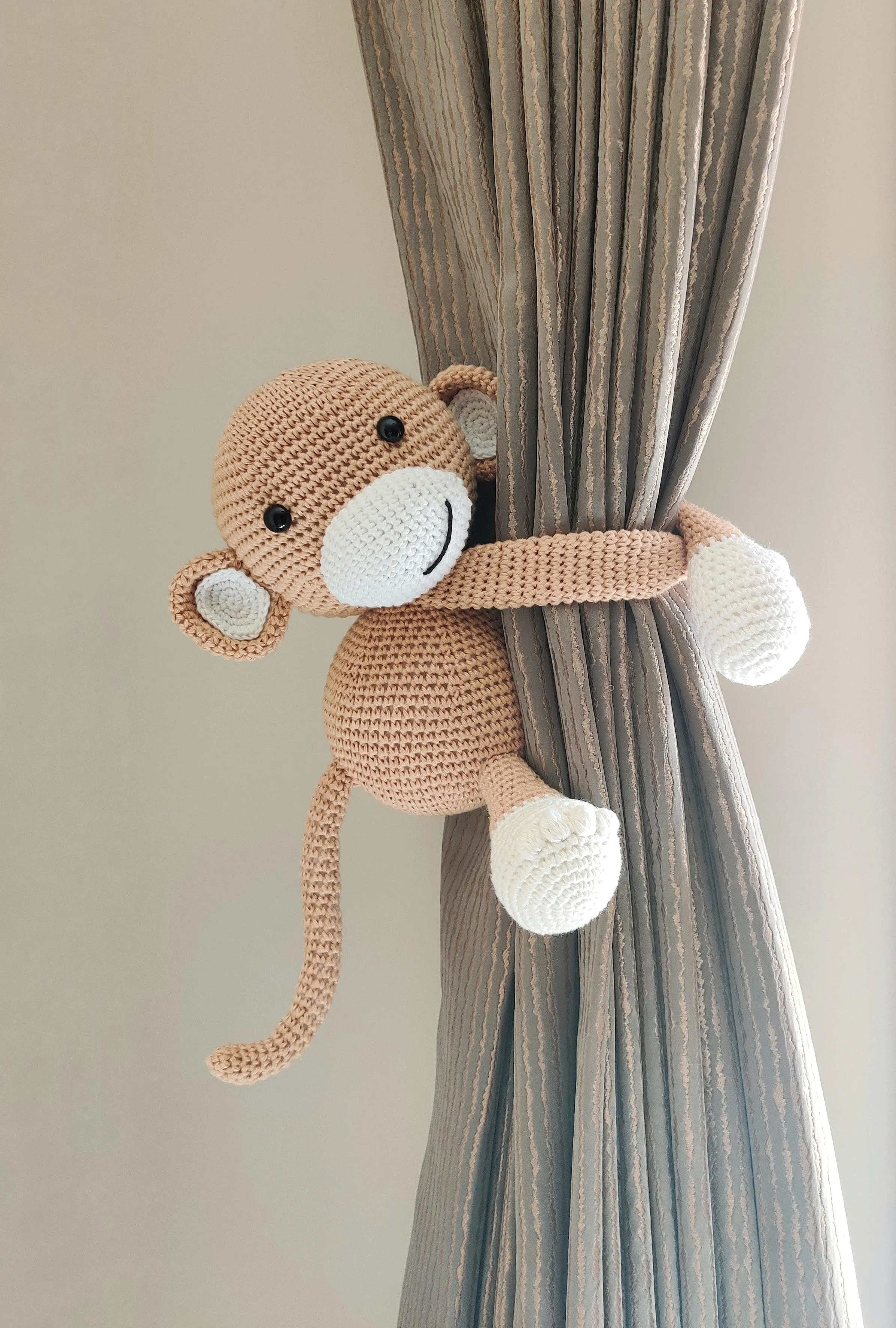 Animal - Elephant curtain Tie / Crochet Toy (Design 2)