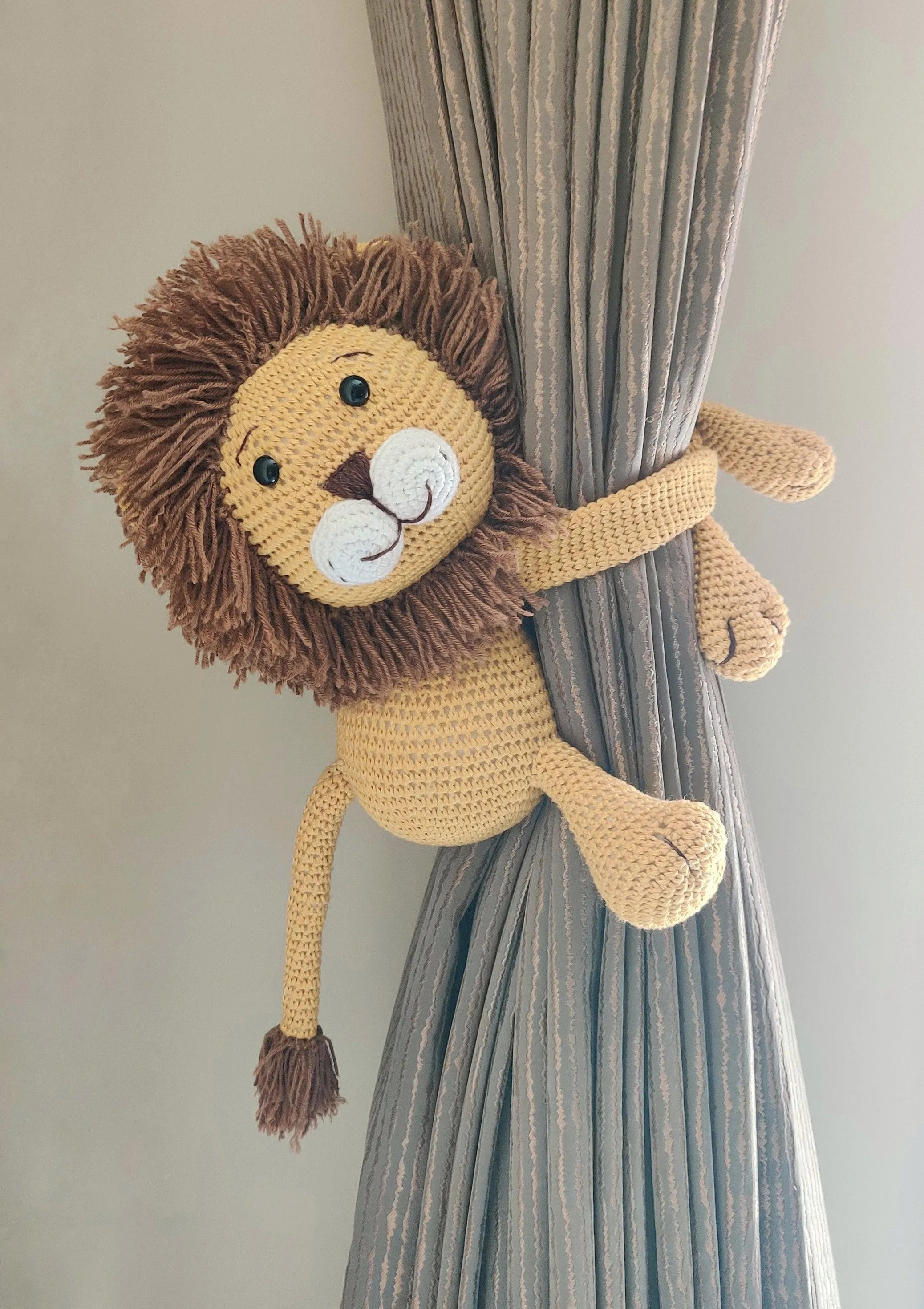 Animal - Monkey Curtain Tie/Crochet Toy (Design 2)