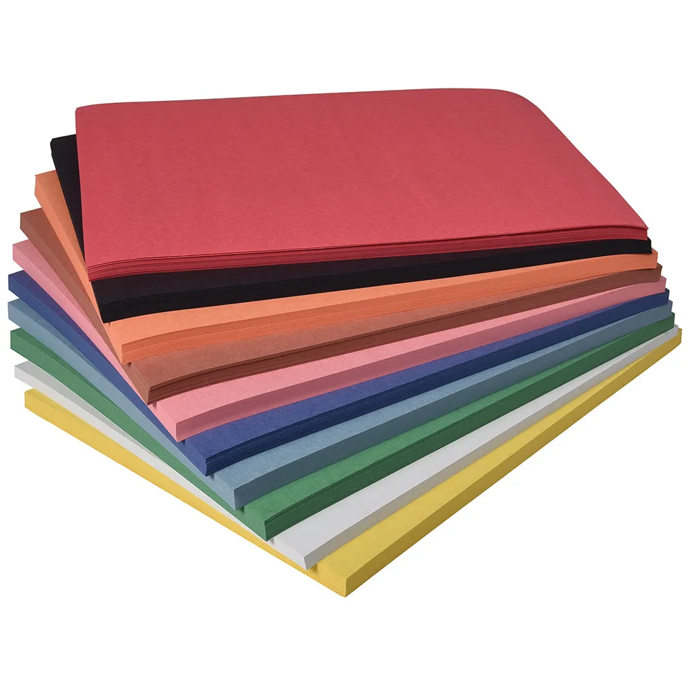 Art Street® Lightweight Construction Paper, Assorted Colors, Value Pack - 500 Pages