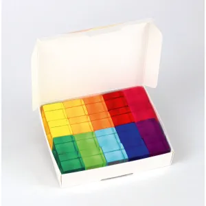 Bauspiel translucent cubes 20 pcs