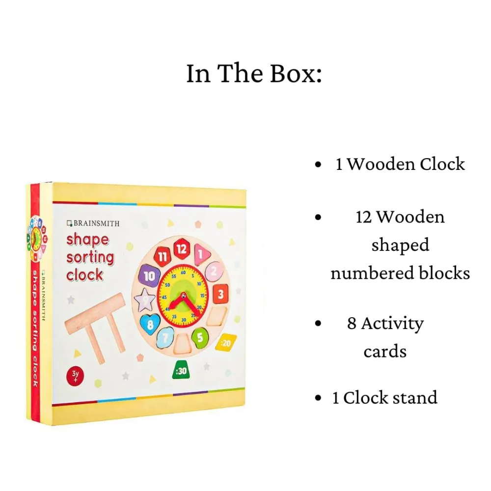 BRAINSMITH Shape Sorting Clock