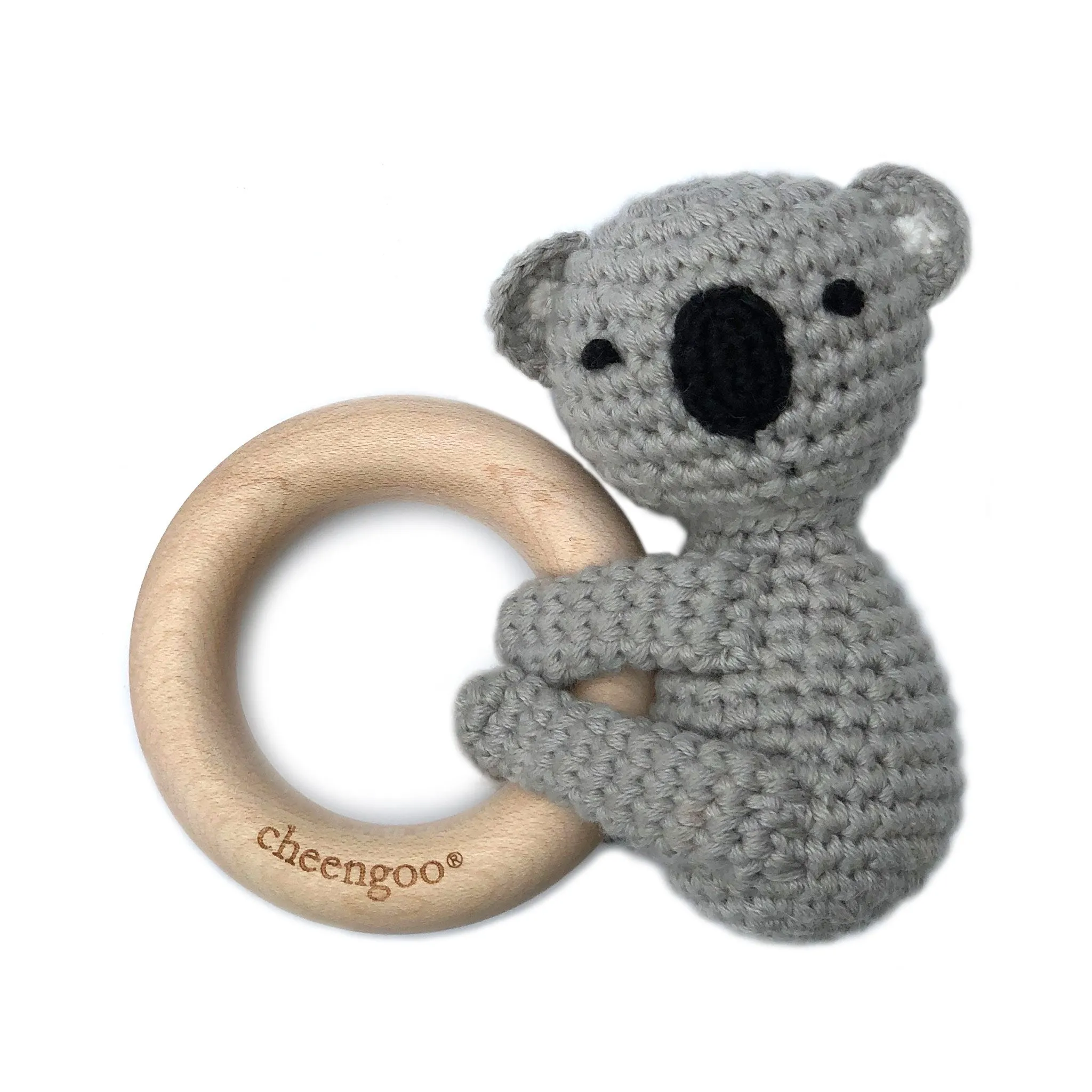 Cheengoo Cuddler Koala Teething Rattle