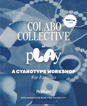 COLABO COLLECTIVE at pLAy CYANOTYPE WORKSHOP FOR FAMILIES