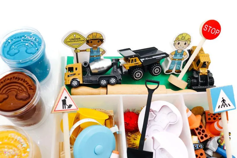 Construction Play Dough Kit