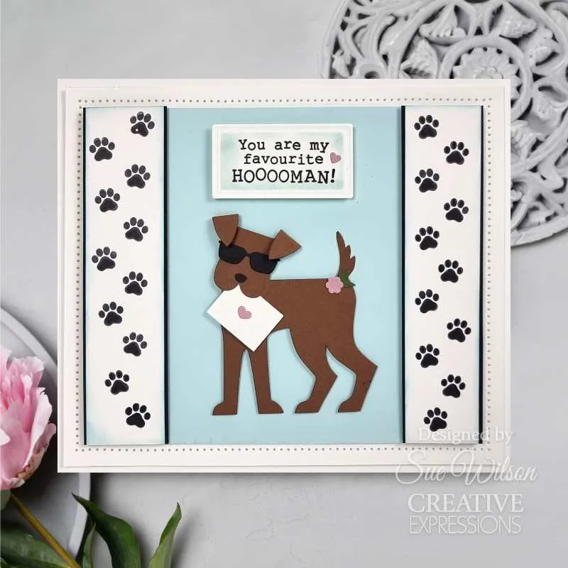 Creative Expressions Clear Stamp Set 4"x 6" By Sue Wilson - Pet Pals