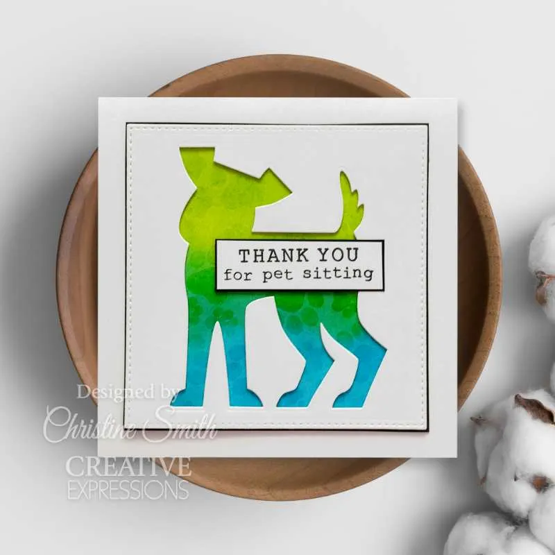 Creative Expressions Clear Stamp Set 4"x 6" By Sue Wilson - Pet Pals