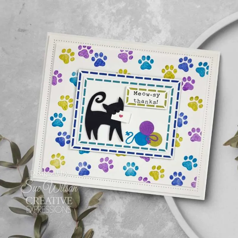 Creative Expressions Clear Stamp Set 4"x 6" By Sue Wilson - Pet Pals