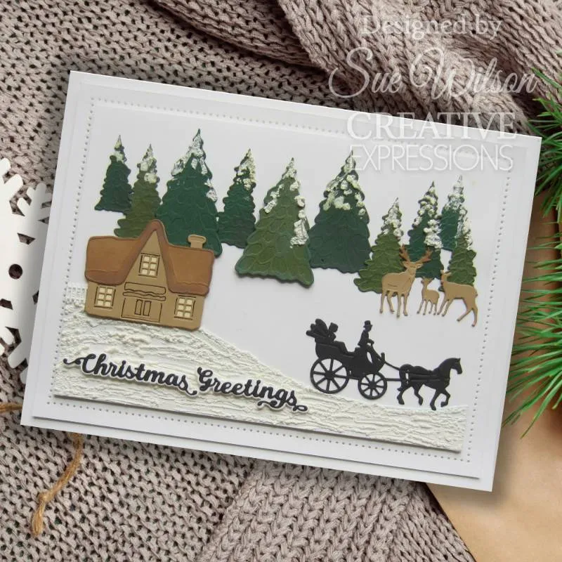 Creative Expressions Craft Dies By Sue Wilson - Festive Collection - Winter Wonderland