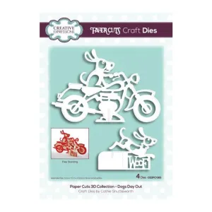 Creative Expressions - Paper Cuts 3D Collection - Dogs Day Out*