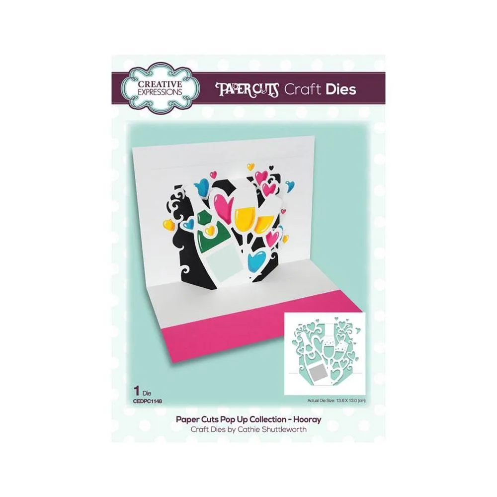 Creative Expressions Paper Cuts Craft Die - Hooray*