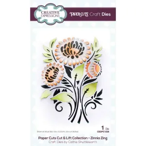 Creative Expressions Paper Cuts Cut & Lift Craft Die - Zinnia*