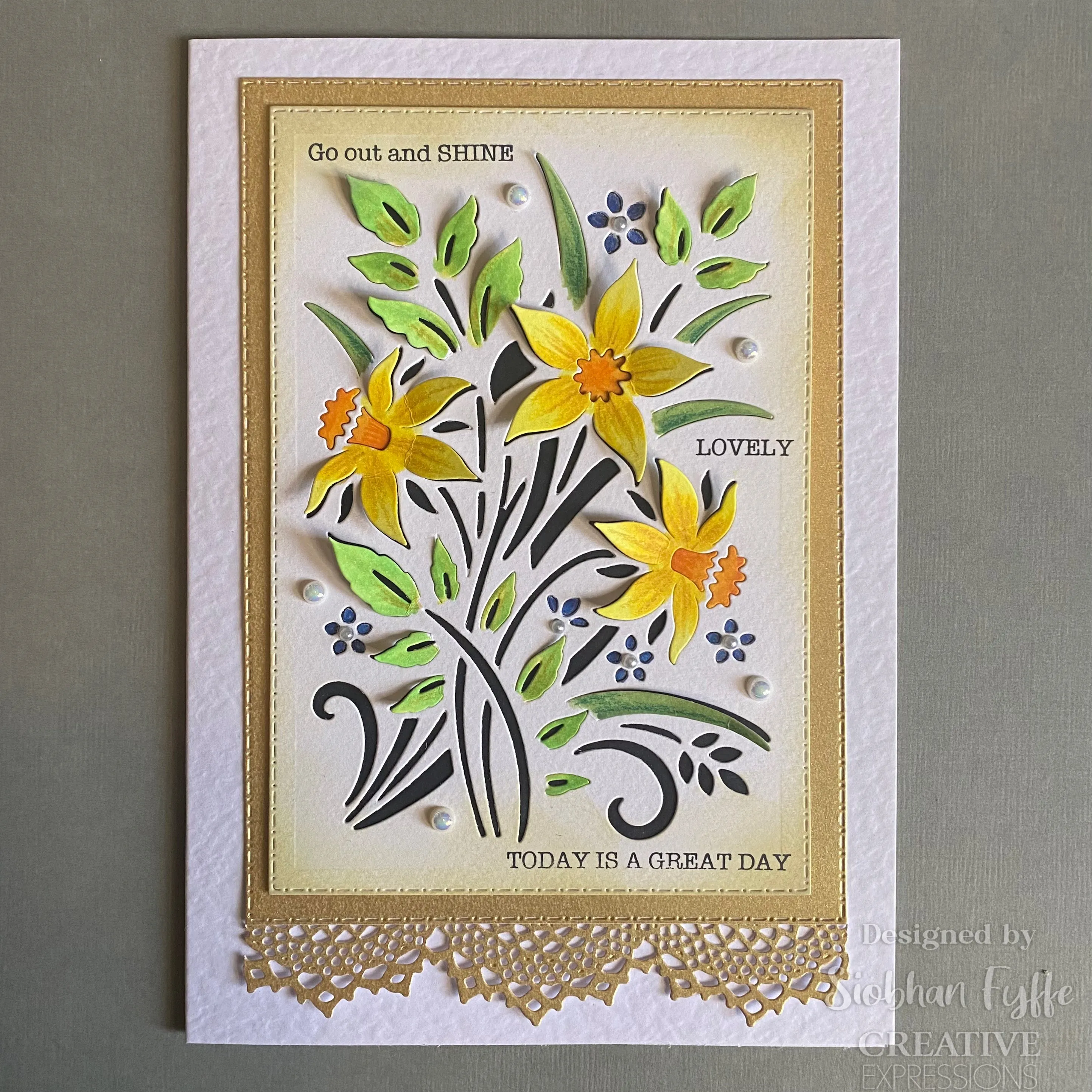 Creative Expressions Paper Cuts Cut & Lift Dancing Daffodils Craft Die