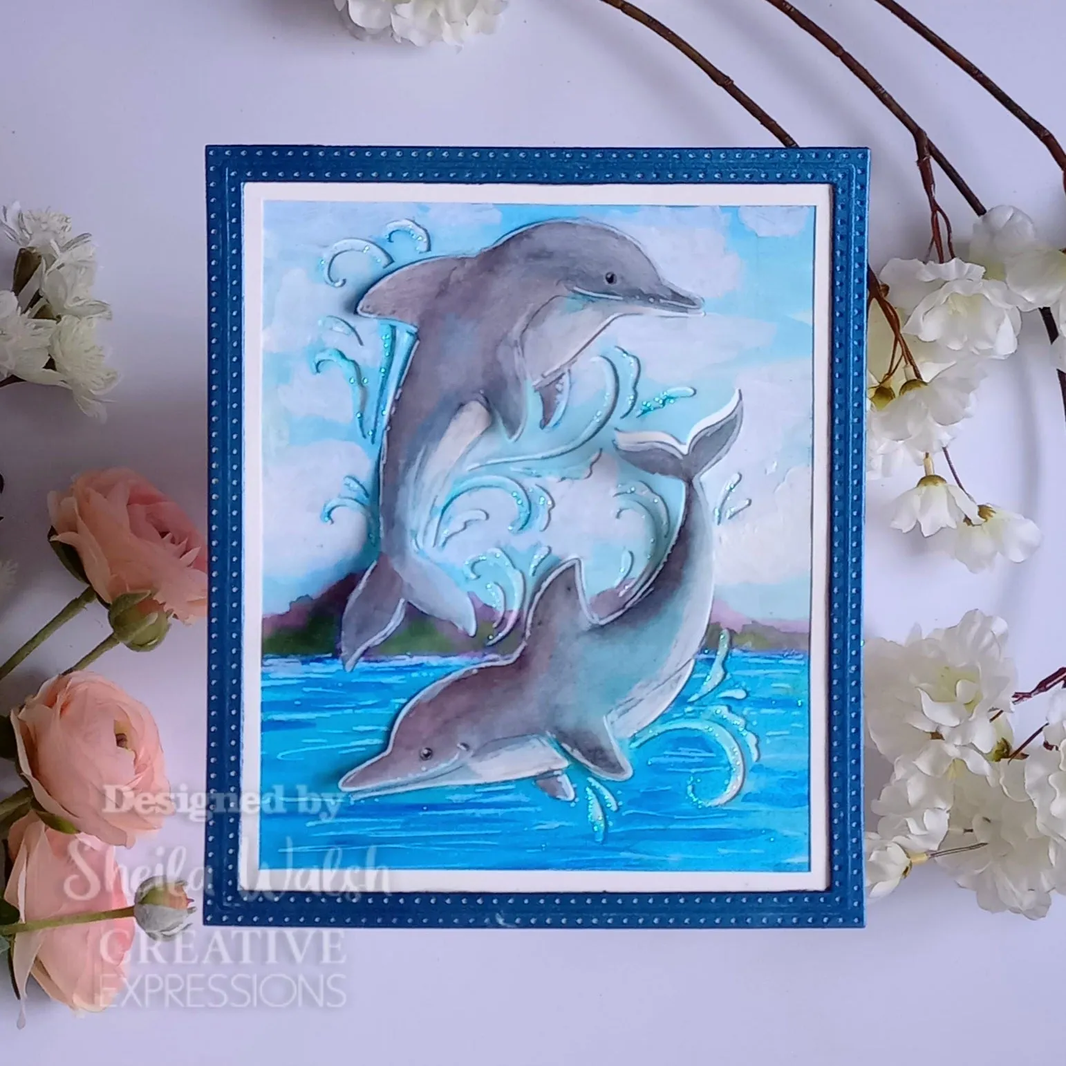 Creative Expressions Paper Cuts Cut & Lift Dolphin Dive Craft Die