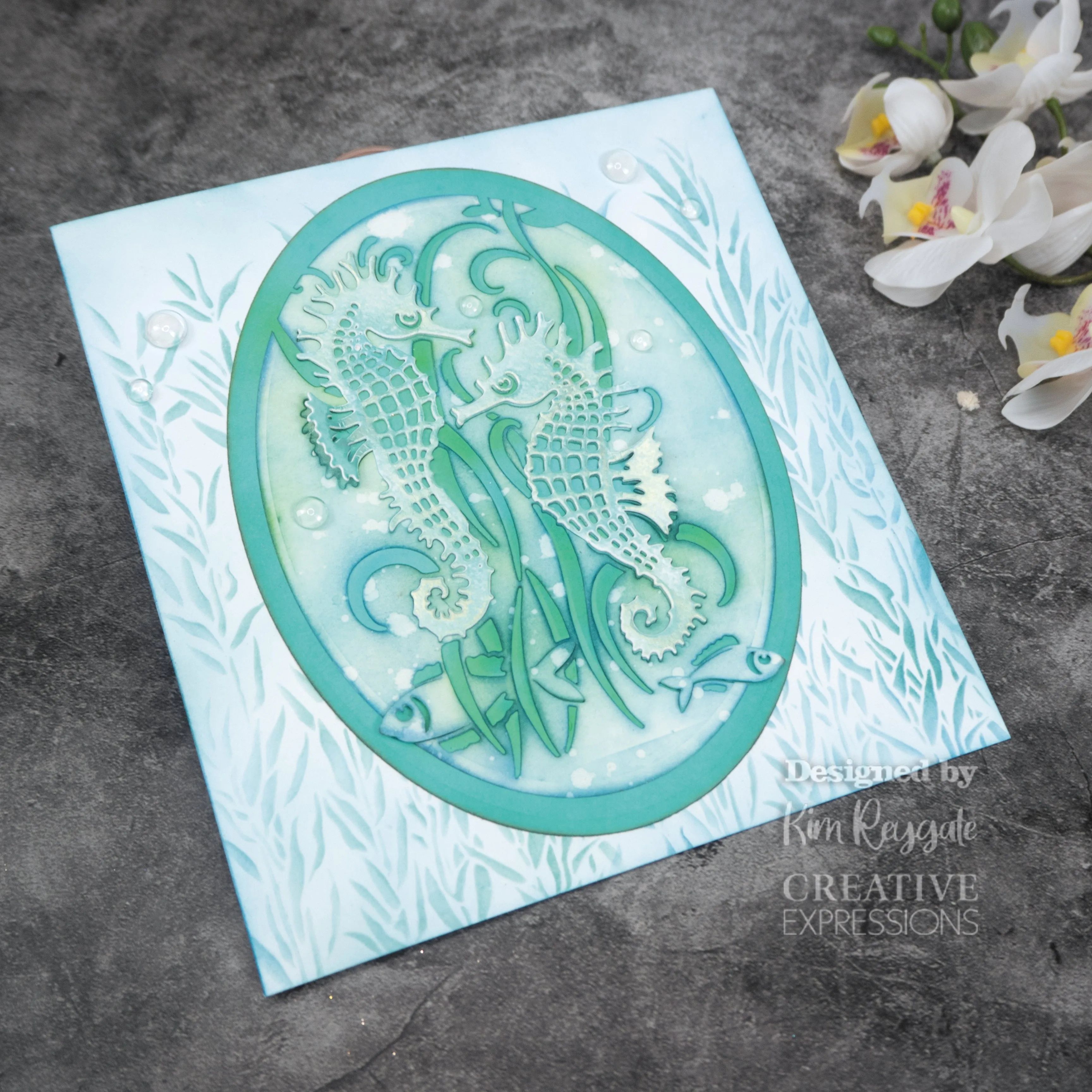 Creative Expressions Paper Cuts Cut & Lift Seahorse Symphony Craft Die