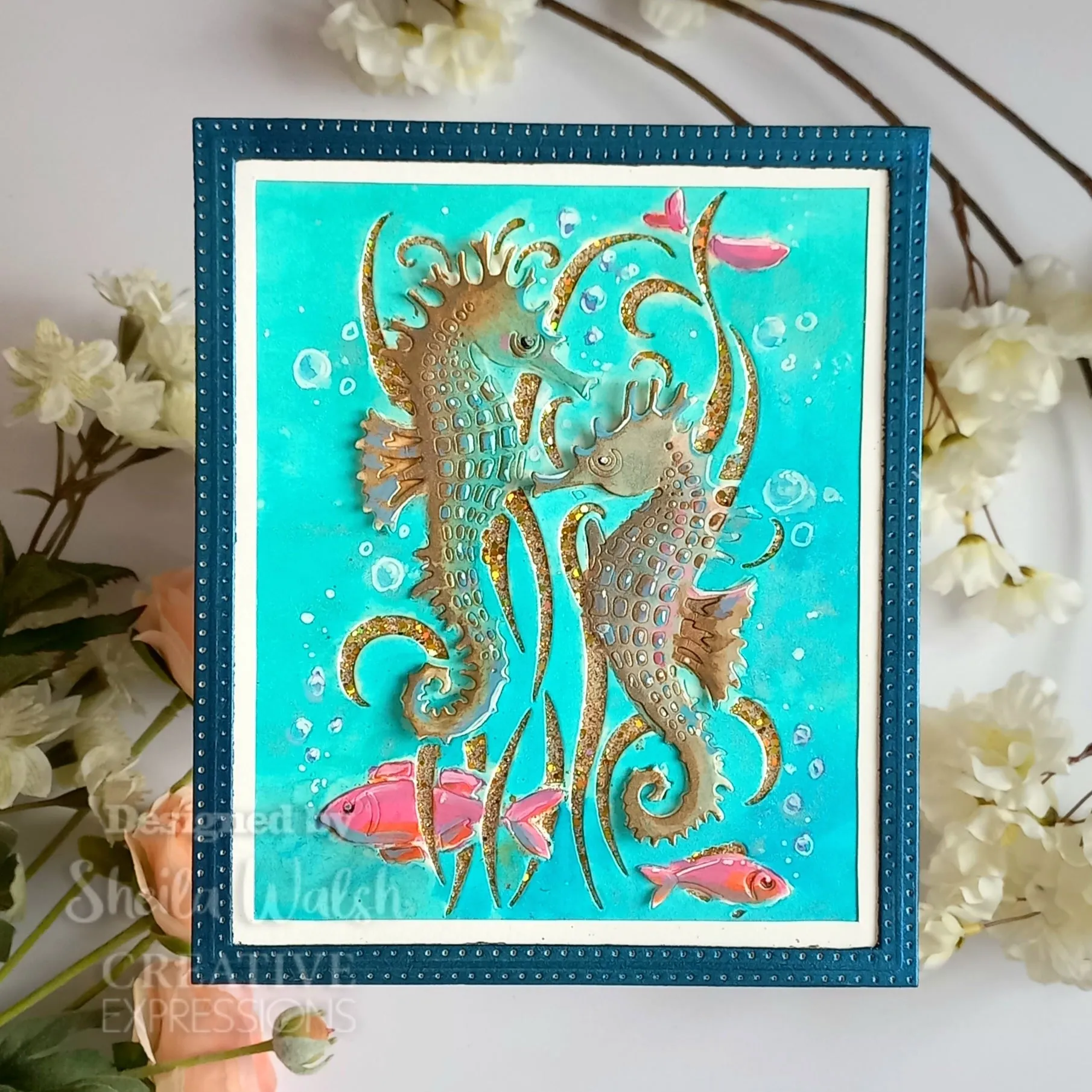 Creative Expressions Paper Cuts Cut & Lift Seahorse Symphony Craft Die