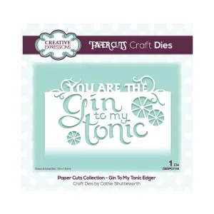 Creative Expressions Paper Cuts Edger Craft Dies - Gin To My Tonic*