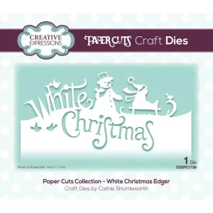 Creative Expressions Paper Cuts Edger Craft Dies - White Christmas*