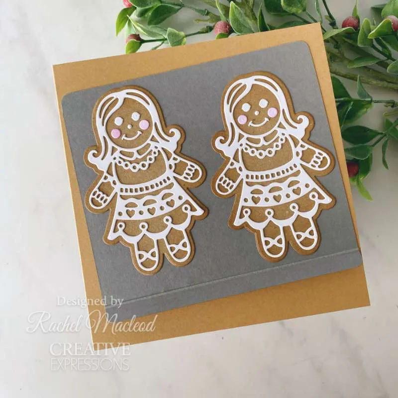 Creative Expressions Paper Cuts Festive Gingerbread Girl Craft Die