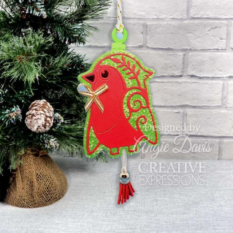 Creative Expressions Paper Cuts Festive Robin Craft Die