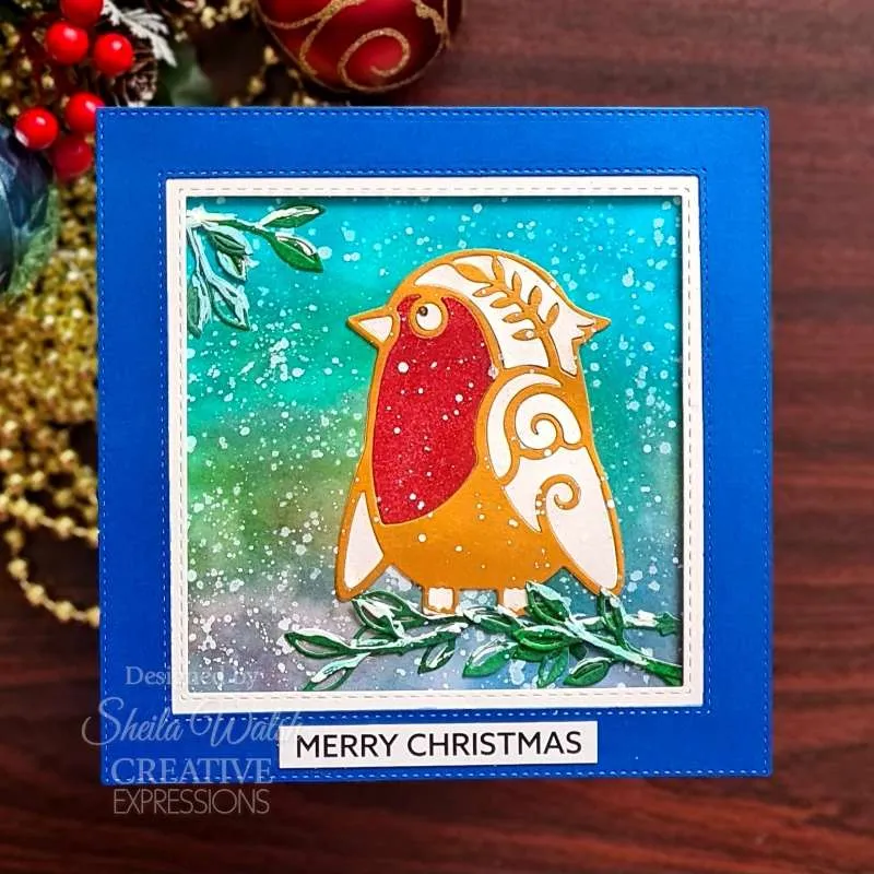 Creative Expressions Paper Cuts Festive Robin Craft Die