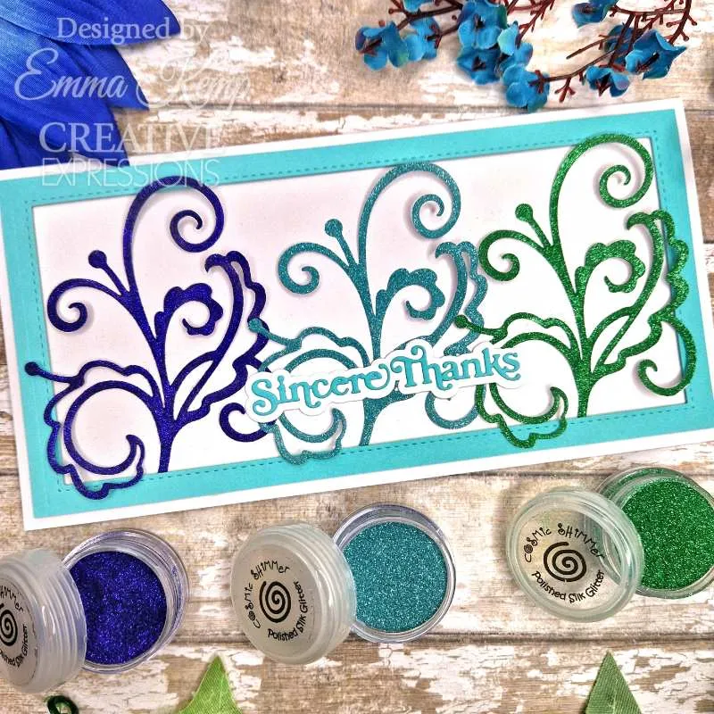 Creative Expressions Paper Cuts Folk Flowers Craft Die - Floral Flourish