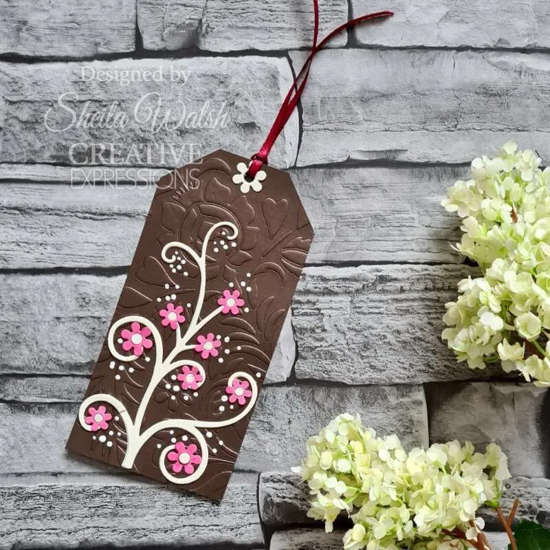 Creative Expressions Paper Cuts Folk Flowers Folk Flora Craft Die