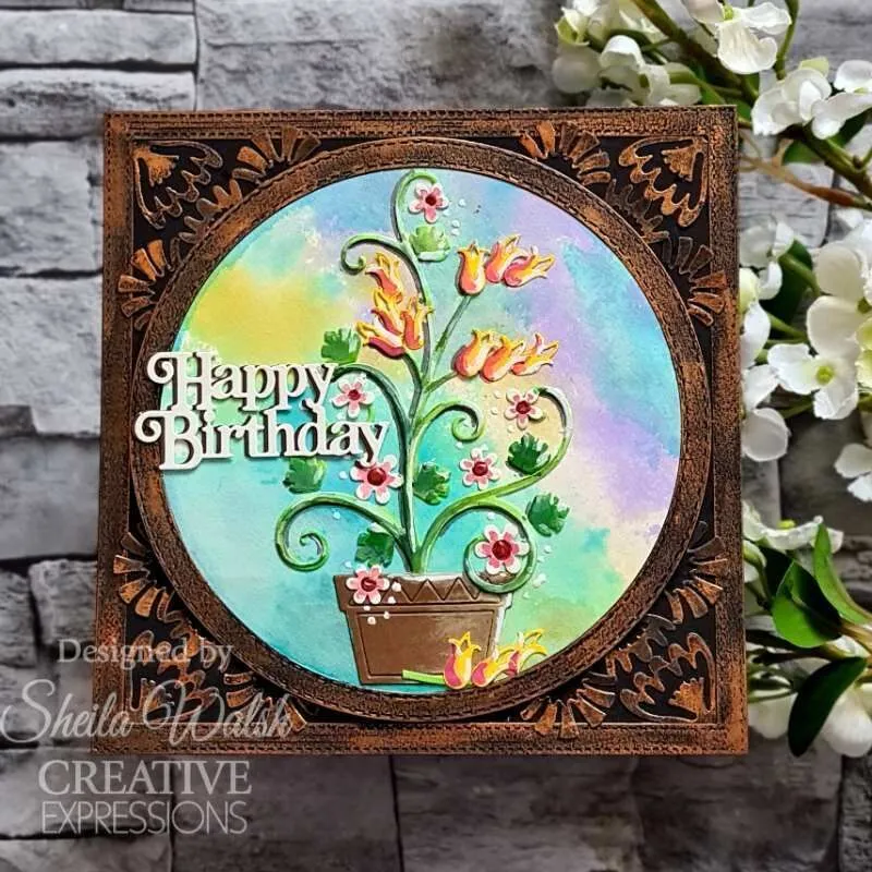 Creative Expressions Paper Cuts Folk Flowers Folk Flora Craft Die