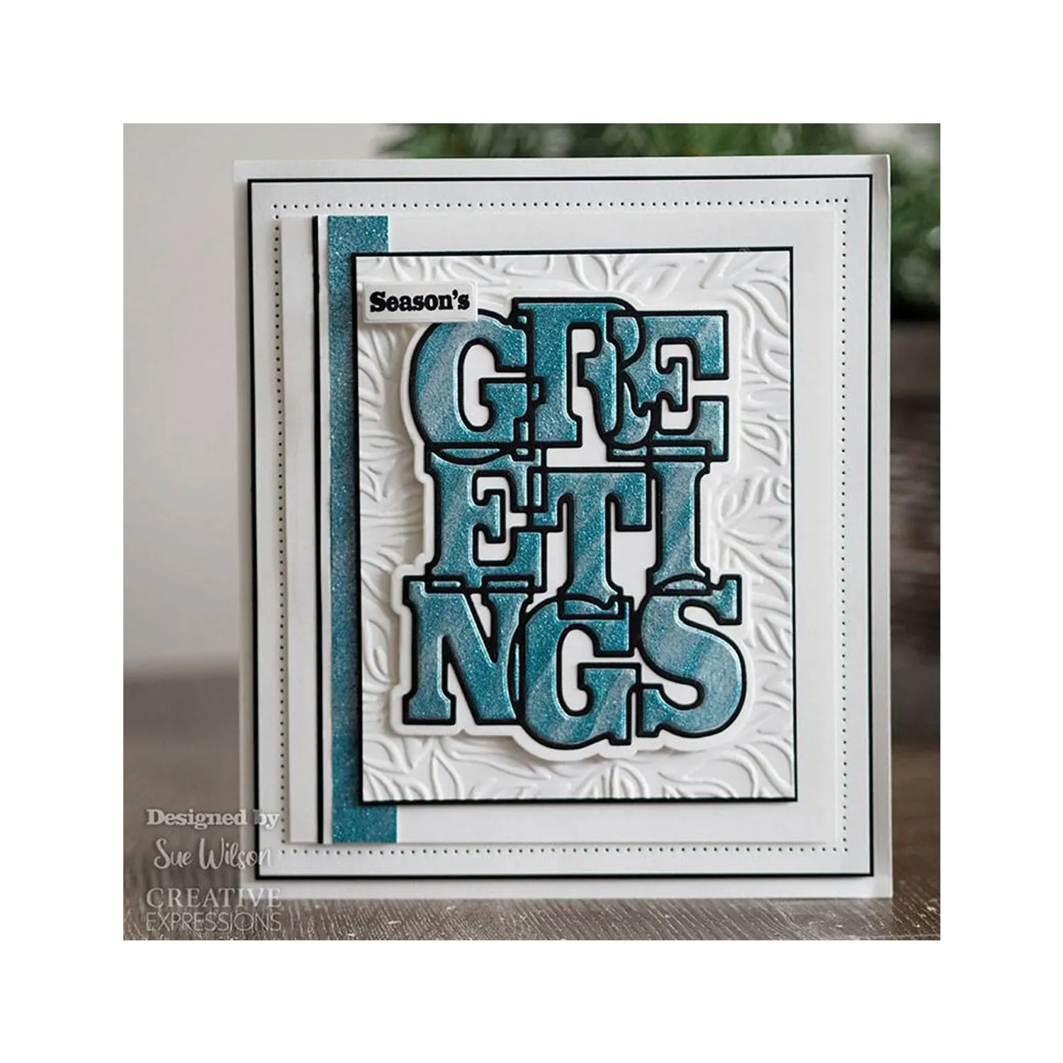 Creative Expressions - Sue Wilson Big Bold Words Craft Die & Stamp Set - Greetings*