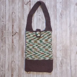 Crochet Knit Handmade Festival Tote Bag