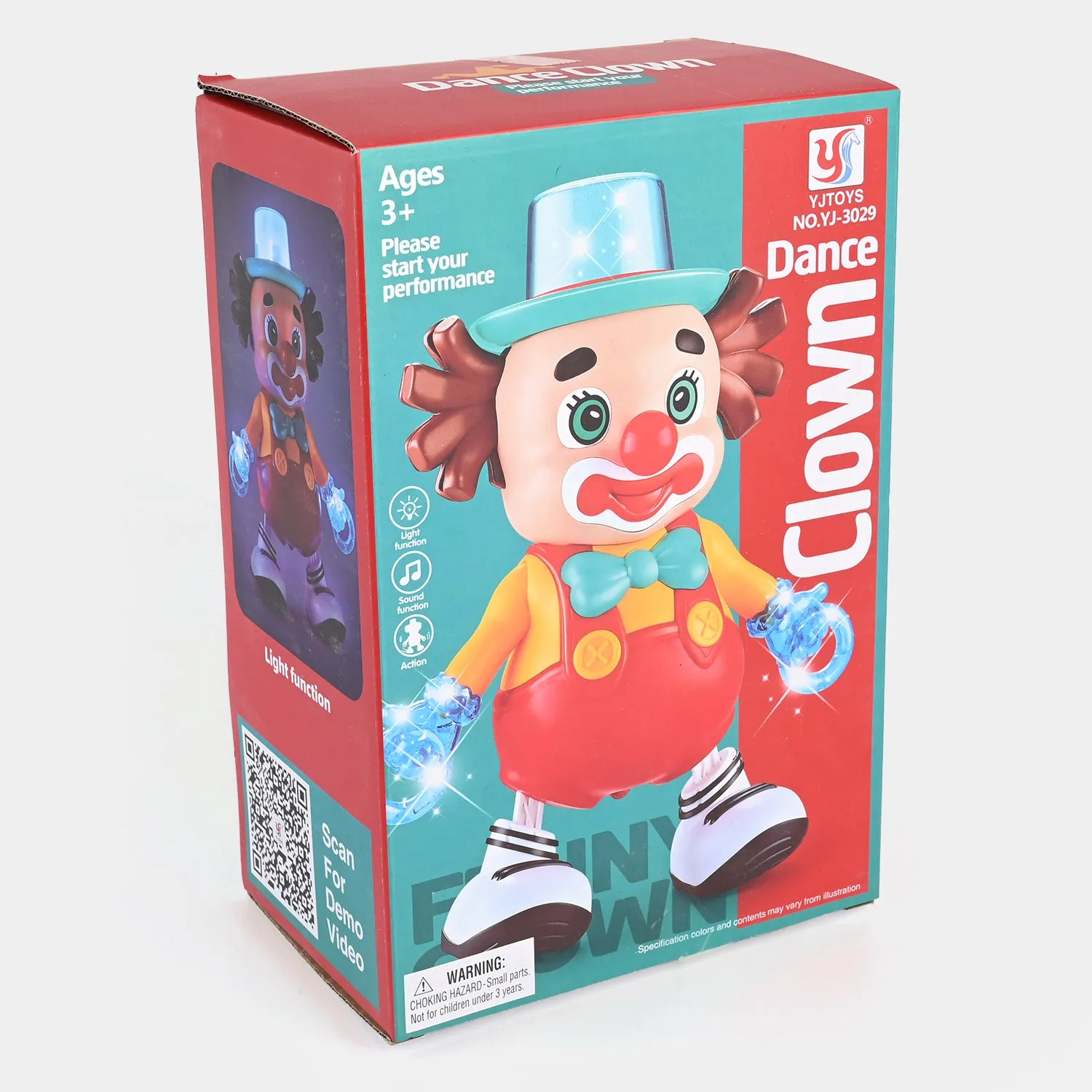 Dancing Clown Joker with Music Flashing Lights Toy