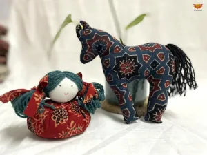 Dark Green Handcrafted Fabric Toys !!!