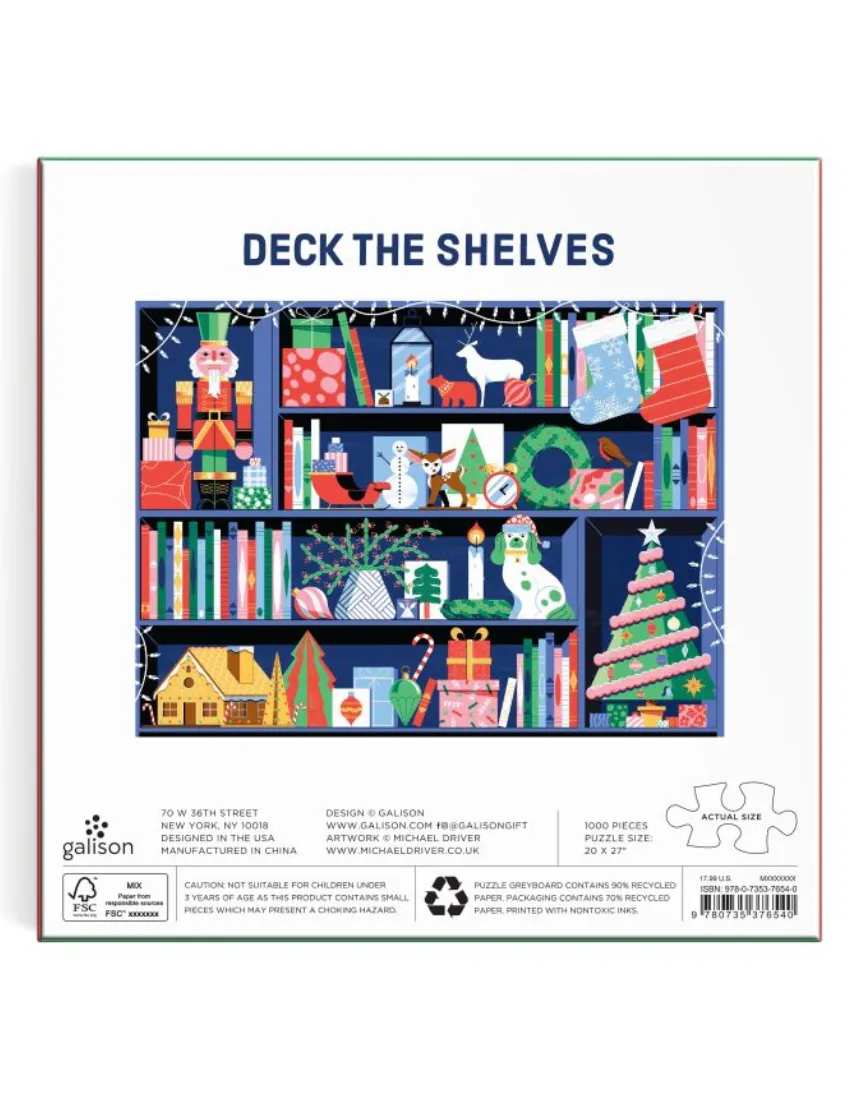 Deck The Shelves Puzzle 1000P