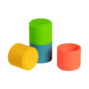 dena silicone neon stacking cups