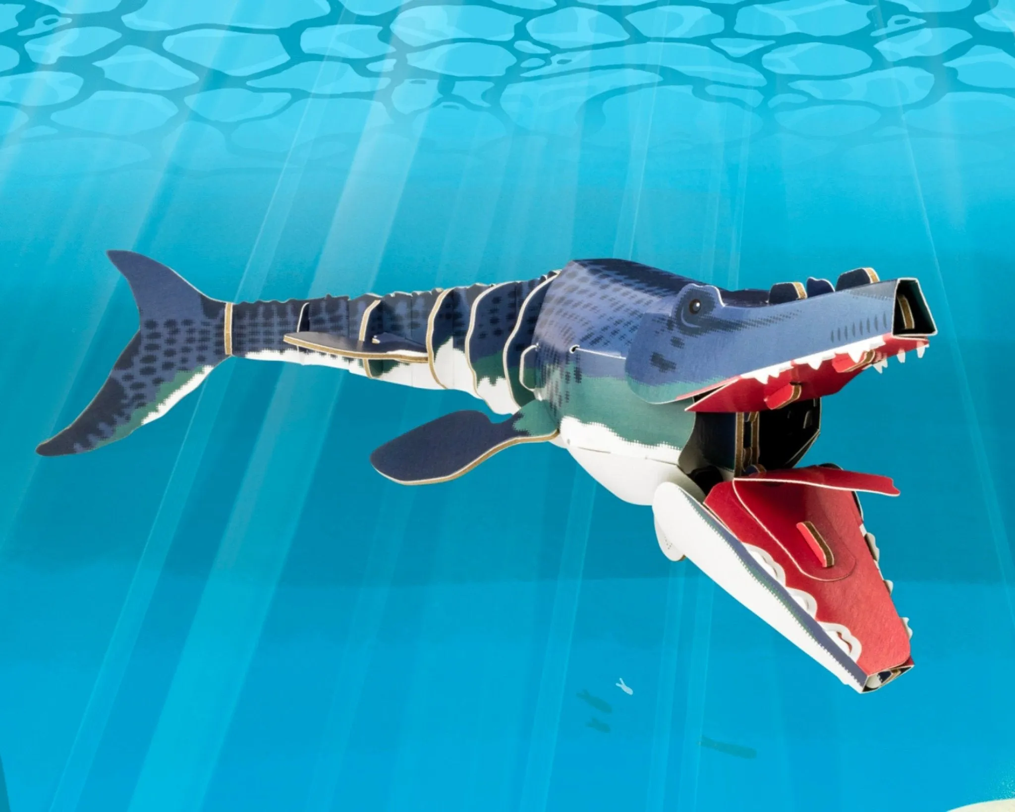 Dino STEM Build - Mosasaurus with Moving Mechanisms