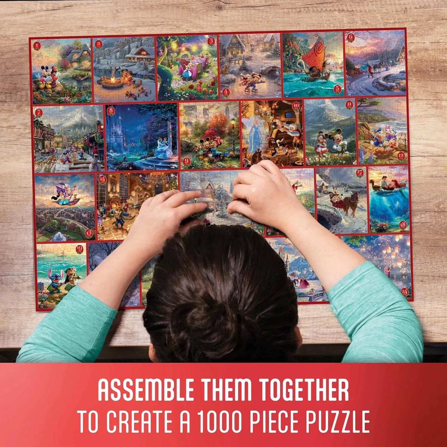 Disney Puzzle 24 Day Holiday Countdown Calendar