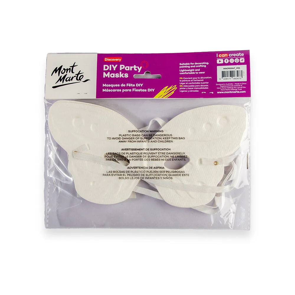 DIY Party Masks Discovery 4pc - Half Butterfly