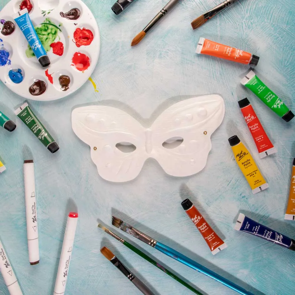 DIY Party Masks Discovery 4pc - Half Butterfly