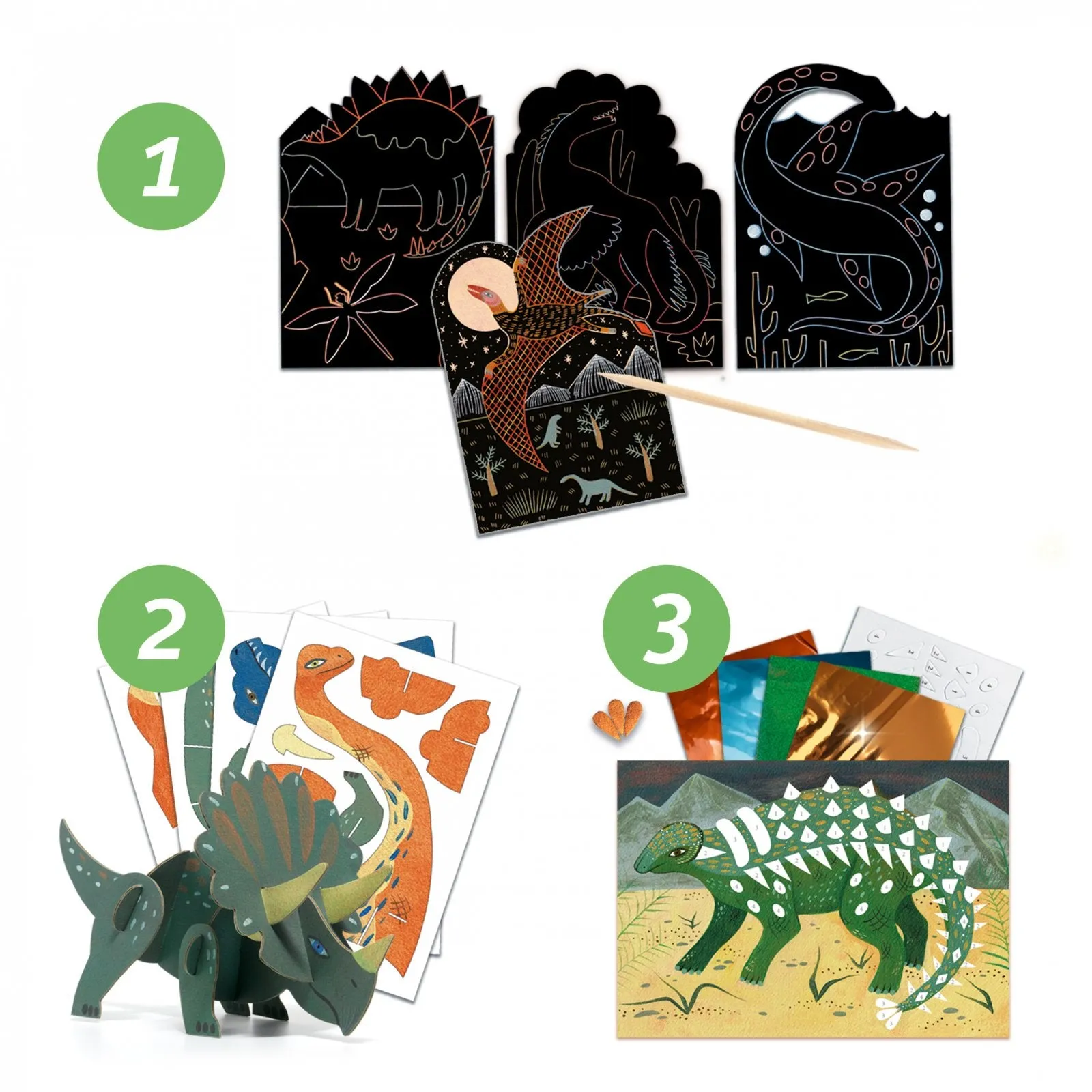 Djeco Dino Box Multi-Activity Art Box