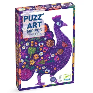 Djeco Puzz'Art Peacock - 500 Pieces