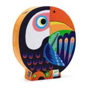 DJECO Silhouette Coco The Toucan 24 Piece Puzzle