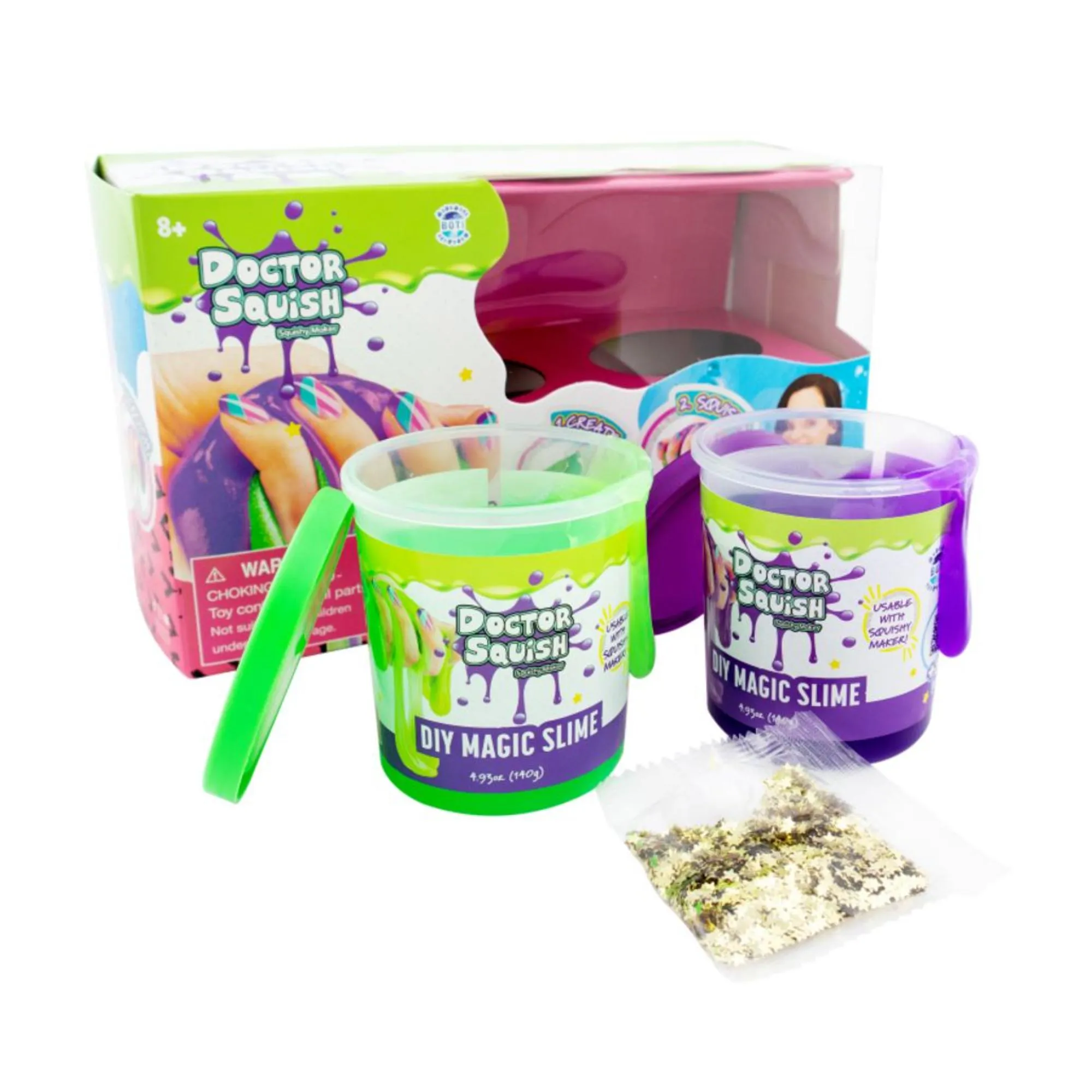 Doctor Squish Diy Magic Slime Double Pack