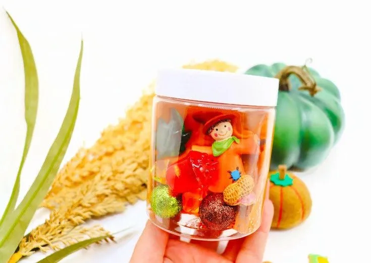 Fall Playdough Jar