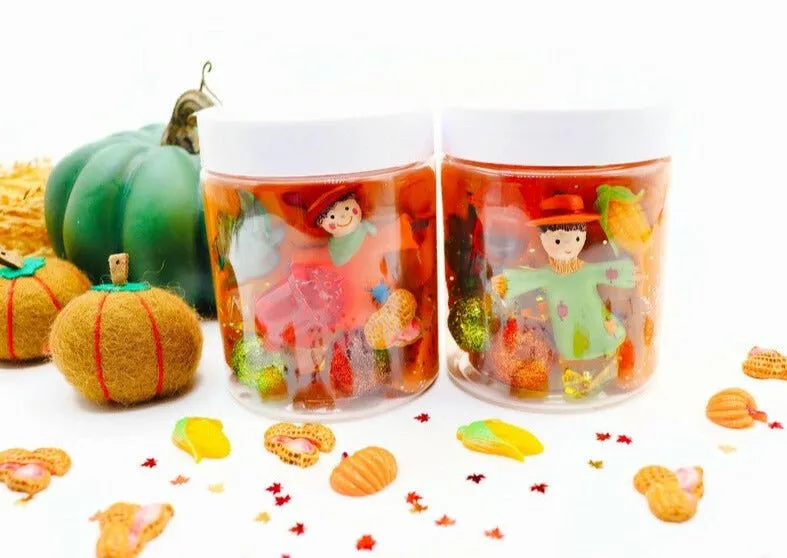 Fall Playdough Jar