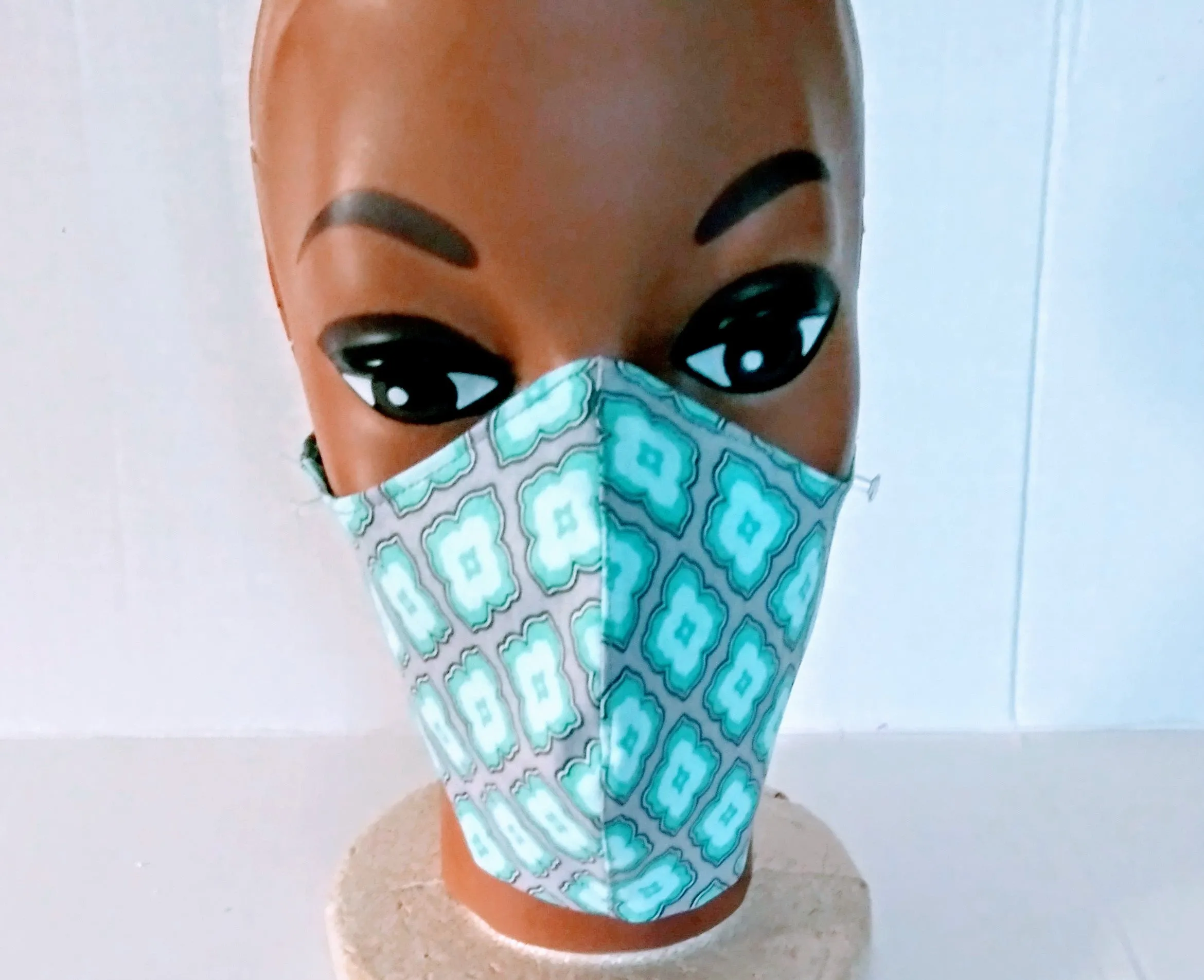 Floral Cotton Fabric Mask - Washable & Reusable